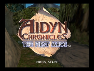 Aidyn Chronicles - The First Mage (Europe) Title Screen